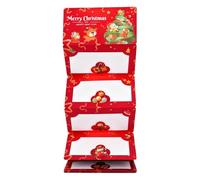 Caja de dinero de Navidad | Plegable 10 Ranuras Soporte Festivo Happy Christmas Money Box - Para propuesta de Festival Día de San Valentín Niños Cumpleaños Adultos Amigos Niños Mujeres