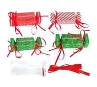 Caja de dinero de Navidad | Regalos de fiesta con forma de caramelo, caja para dinero con bolsas, para niños, adultos, mujeres, hombres, niñas, niños, mamá, papá, reunión familiar