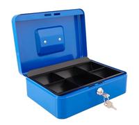 Caja de Dinero Inoxidable con combinación, Azul, 701982