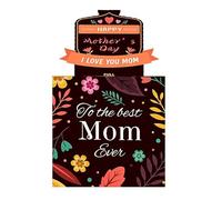 Caja de dinero para el día de la madre para mamá, dispensador de dinero con factor de diversión, juego de manualidades para esposa, mamá, abuela, cumpleaños, día de Acción de Gracias