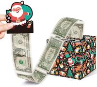 Caja de Dinero Sorpresa de Feliz Navidad, Caja Sorpresa Navidad, Cajas de Regalo Dinero Desplegable, Cajas Regalo Efectivo Navidads, Cajaes de Dineros Feliz Navidads (Color C)