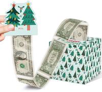 Caja de Dinero Sorpresa de Feliz Navidad, Caja Sorpresa Navidad, Cajas de Regalo Dinero Desplegable, Cajas Regalo Efectivo Navidads, Cajaes de Dineros Feliz Navidads (Color A)