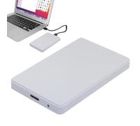 Caja de disco duro externo - Carcasa de aluminio , carcasa plana sssd | Tool-fre 2.5 pulgadas caja de disco duro con transferencia de alta velocidad de 450 Mb/s, diseño de cubierta magnética