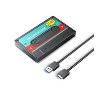 Caja de disco duro externo para unidades de disco duro de 2.5 pulgadas USB 3.0 USB C funda adaptadora de 5 Gbps/6 Gbps tipo C