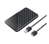 Caja de disco duro externo USB 3.0 de 2.5 pulgadas, fácil instalación, caja de disco duro de 5 Gbps, caja de transferencia de datos