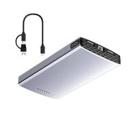 Caja de disco duro NVME de dos protocolos con dos protocolos USB 3.2 de 20 Gbps, carcasa sólida de velocidad rápida, resistente a los golpes y al desgaste