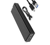 Caja de disco duro NVME USB 3.1 de 10 Gbps, carcasa de disco duro móvil, carcasa de disco externa, fácil instalación, carcasa NVMe de aluminio