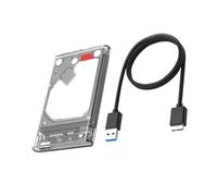 Caja de disco duro USB 3.0 de 2.5 pulgadas con carcasa externa para PC y portátil