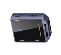 Caja de disco sólido de metal para unidad NVMe USB3 2 10Gbps 4K salida de video 100W entrega de energía con ventilador de refrigeración de aleación de aluminio