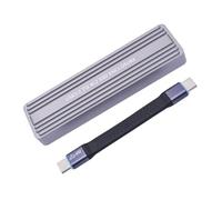 Caja de disco sólido USB 3.2 de aluminio para protocolos dobles PCIE, instalación sin herramientas, hasta 4 TB para carcasa de unidad externa de aluminio de 20 Gbps