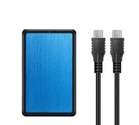 Caja de discos duros externos de 2.5 pulgadas, caja de disco duro de transferencia de 5 Gbps, adaptador SATA3.0 2.0, caja de disco duro externo de aluminio