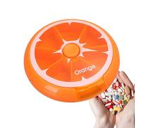 Caja De Dispensador De Píldoras Portátiles - Organizador De Píldoras Semanales, Estuche Semanal De Píldoras | Píldora Semanal, Caja De Píldoras Semanales De Edad Avanzada, Accesorio De Almacen