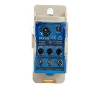 Caja de Distribuci¨®n El¨¦ctrica con Bloque de Terminales Riel DIN Conector de Cable Universal Cubierta Antipolvo Transparente