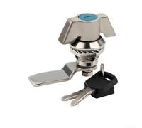 Caja de distribución con cerradura de interruptor de leva para equipos industriales, ofrece una fuerte seguridad y una larga durabilidad (plata cepillada)