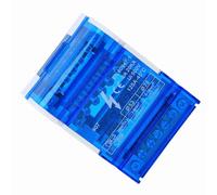 Caja de Distribución de Bloque de Terminales de Carril Caja de Distribución de Terminales 407 Caja de Conexiones Monofásica de 4 Niveles de Carril DIN con Cubierta Transparente