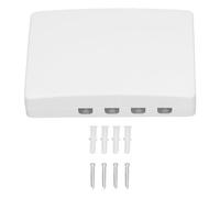 Caja de Distribución de Fibra óptica, Material Seleccionado, Medio con Placa de Volteo, a Prueba de Polvo, Accesorios de Tornillo Lisos y de Fijación, para FTTH