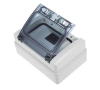 Caja de Distribución Eléctrica Exterior 4 Vías ABS PC | Montaje en Superficie, Estructura Sellada, Uso Industrial y Reparto de Energía, Instalación Sencilla