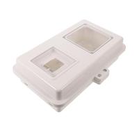 Caja de Distribución Eléctrica Ip54 Color Claro con Ventana Transparente | Plástico PC, Montaje en Pared y Riel Din, Acceso Rápido para Disyuntores y Uso Doméstico