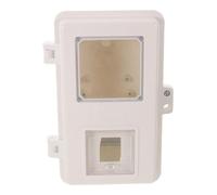Caja de Distribución Eléctrica Ip54 Monofásica con Ventana Transparente | Plástico de Policarbonato Blanco, Montaje en Pared, Acceso Rápido para Mantenimiento, Uso Residencial