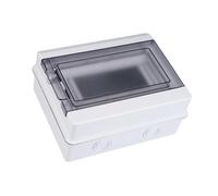 Caja de distribución eléctrica para exteriores, resistente al agua, IP65, para uso residencial comercial, 7.87 x 3.54 x 6.30 pulgadas