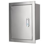 Caja de distribución empotrada impermeable IP65, caja de fusibles oculta | Candado y placa de montaje, caja de distribución para interior y exterior, carcasa de instalación (30 x 40 x 16 cm/12 x 16 x
