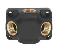 Caja de distribución final, entrada G 3/4, conexión 2 x G 1/2, presión de funcionamiento máx. 15 bar, temperatura de -10 °C a 50 °C, plástico PA6 GF 30.