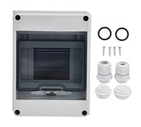 Caja de Distribución HT 5W, Caja de Conexiones Eléctricas con Cubierta Transparente, Caja de Protección de Plástico IP65 para Equipos de Comunicación de Energía Interiores y