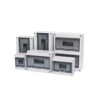 Caja de distribución impermeable de plástico IP65, caja de distribución de instalación de Panel, caja de conexiones eléctrica impermeable for exteriores(HL-5WAY)