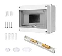 Caja De Distribución Impermeable, Estanca Exterior Electrónica Ip65, Caja De Unidad De Consumo Cinturón Vía De Instalación De Acero, Caja Conexiones Electricas Para Jardín Exteriores