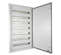Caja de distribución IP54 DARP-168 7x24 empotrada puerta de aluminio caja de ...