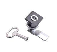 Caja de distribución MS817, armario de interruptores, chasis, herrajes, equipo, chapa de hierro, cerradura de ala de una palabra, puerta central, 1 unidad(Bright chromium)