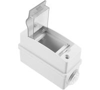 Caja de Distribución Protectora de Plástico para Disyuntores | Ventana Esmerilada Transparente, Control Visual Rápido, para Mantenimiento Doméstico y Hoteles