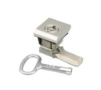 Caja de distribución Rittal de acero inoxidable MS813 con cerradura de lengüeta, cuadrada, tipo S, 1 unidad