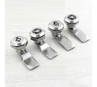 Caja de distribución triangular/palabra con cerradura de lengüeta de acero inoxidable MS705 304, 2 unidades(H-38(Trian) Small key)