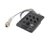 Caja de Ecualizador de Eq de Recolección de Guitarra para Sonido C Hi-Fi y Amplificación Precisa, Sintonizador Compacto para Músicos e Intérpretes