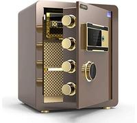 Caja de efectivo impermeable con alarma de huellas dactilares para el hogar y la oficina, almacenamiento electrónico seguro de dinero, solución de almacenamiento seguro para objetos de valor y gestión