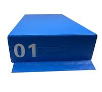 Caja de Ejercicios de Salto de Espuma 4 en 1 Resistente Espuma Plyo Box Caja de Combinación de Fitness Profesional Apilada para Gimnasios Doméstico(Size:90*55*20cm/35.4in*21.6in*7.87in,Color:01 Blue)