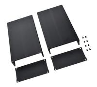 Caja de electrónica dividida Caja de aluminio 55 x 106 x 200 mm con placas finales extraíbles para trabajo de unidad de alimentación y módulo de control Caja de electrónica de aluminio Carcasa de de