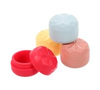 Caja de embalaje de color de 4 piezas, tarro de crema cosmética, contenedor de cosméticos de viaje