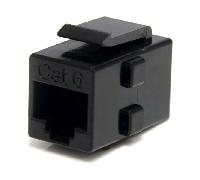 StarTech.com Caja de Empalme Acoplador Keystone Cable Cat5 Ethernet UTP - 2x Hembra RJ45 - Negro