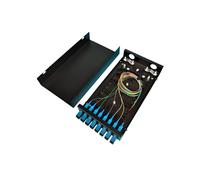 Caja de Empalme de Fibra Óptica de 8 Puertos con Panel Adaptador SC para Terminación de Fibra Montada en la Pared