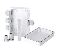 Caja De Empalmes Al Aire Libre | Caja Eléctrica Impermeable para Exteriores | Basamentos Deck Cámaras Seguridad Paisajismo