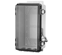 Caja de Empalmes Eléctrica - Envolvente Para Proyectos Eléctricos Con Cubierta Transparente | Estuche Antipolvo con Cerradura para Hogar Exterior Pared