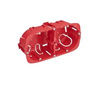 Caja de empotrar en tabique hueco 2P doble sentido Ø67/P40