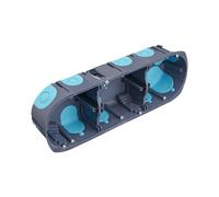 Caja de empotrar triple STOPAIR DEBFLEX H/V Ø67/P40