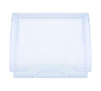 Caja de Enchufe Exterior 86 Doble Cierre, Tapa Antilluvia | Plástico, Montaje Adhesivo en Pared, Sellado Firme y Acceso, para Interruptores y Tomas Dobles