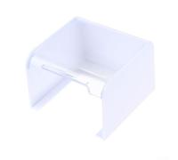 Caja de enchufe impermeable tipo 86, cubierta protectora del interruptor con tapa de 90 ° para resistencia al polvo, ideal para baño, cocina, pared al aire libre (blanco)