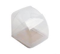 Caja de enchufe para exteriores, cubierta impermeable IP55 para interruptor tipo 86, placa de pared de material PC para jardín, patio, blanco (transparente)