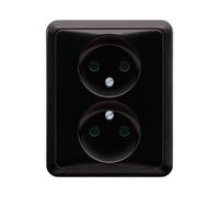 Caja De Enchufes De Pared CD500 De Jung (aparamenta WCD) (Enchufe Europeo) - CD5010SW