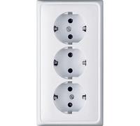 Caja De Enchufes De Pared CD500 De Jung (aparamenta WCD) (Enchufe Europeo) - CD523WW